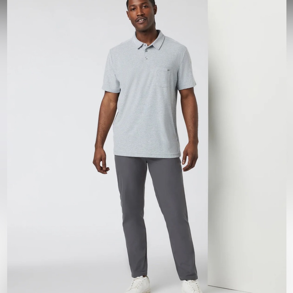 Vuori Meta Pant‎ Athletic Slim Chino Charcoal Gray Size 30 Classic Basic Khaki